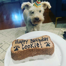 Load image into Gallery viewer, Small Carob Bone Cake