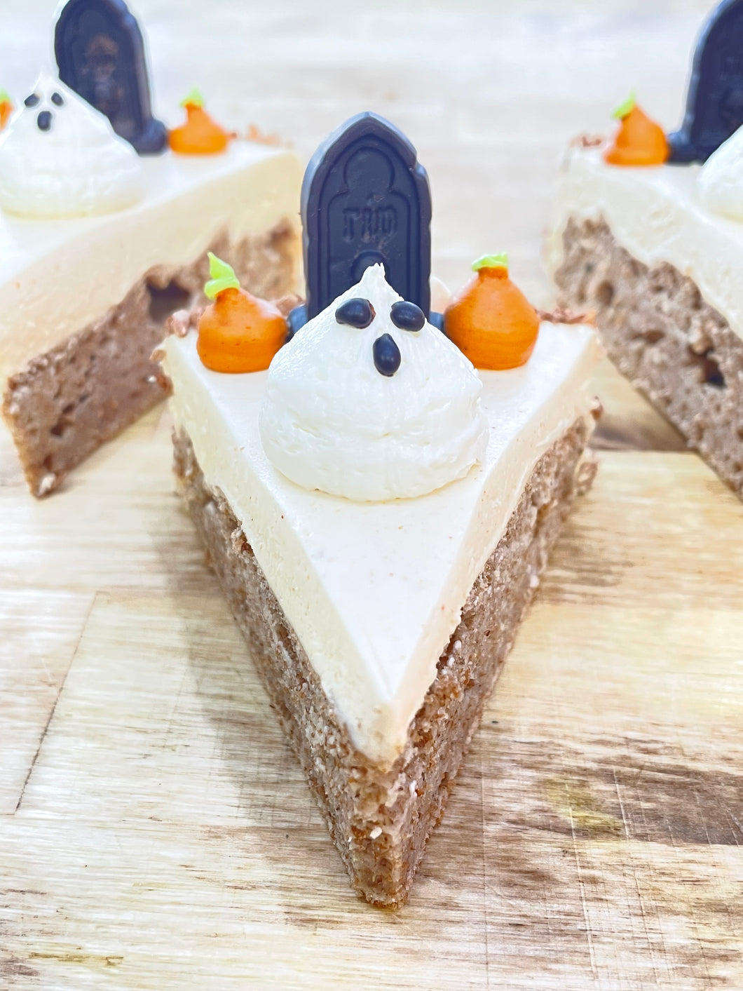 Ghost in the graveyard Cake Slice